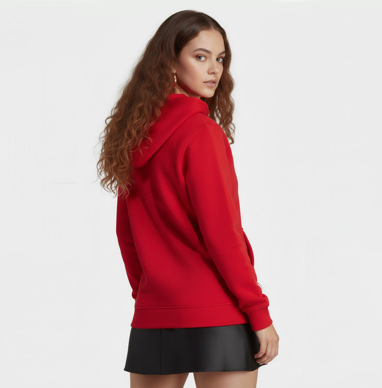 Adidas Hoodie para Mujer Rojo