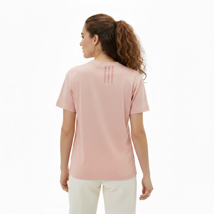 Adidas Camiseta Deportiva Mujer Rosado