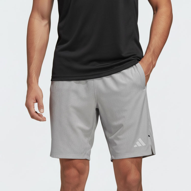 Adidas Short Hombre Gris Claro