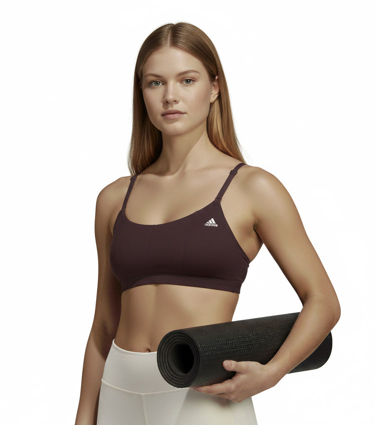 Adidas Bra Deportivo Mujer Vino Tinto