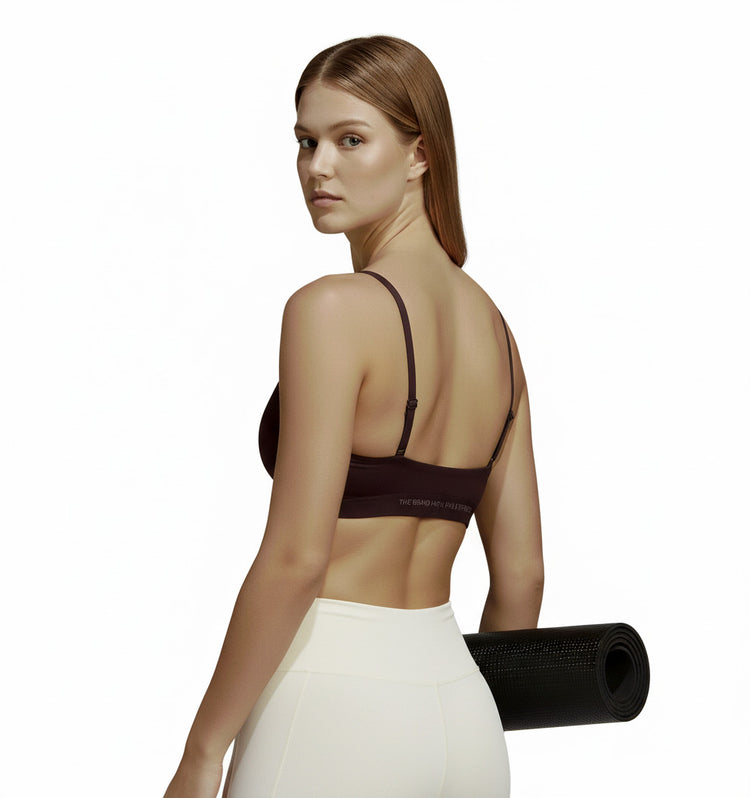 Adidas Bra Deportivo Mujer Vino Tinto