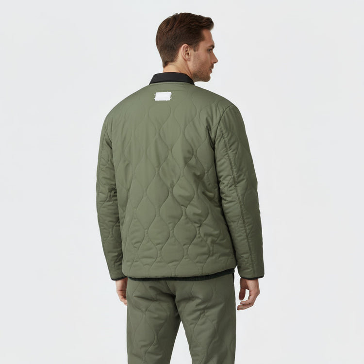 Adidas Chompa Borrego Hombre Beige/Verde