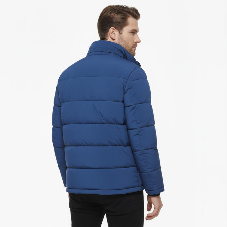 Calvin Klein Chaqueta Puff Azul Electrico