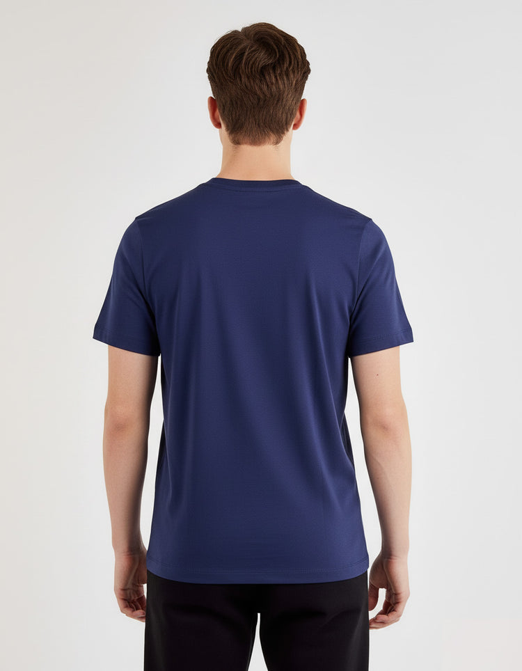 Nike Camiseta Deportiva Hombre Azul