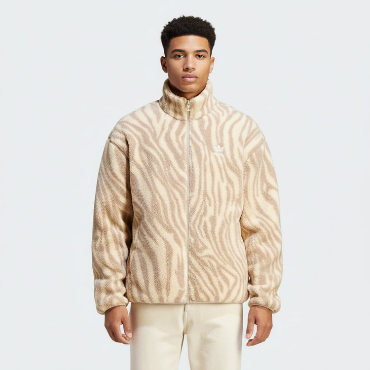 Adidas Abrigo Animalprint Beige Hombre