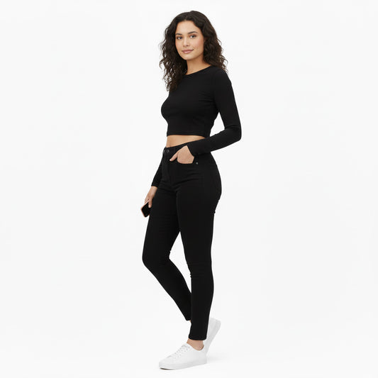Levi’s 721 High-Rise Skinny Jeans Mujer Negro