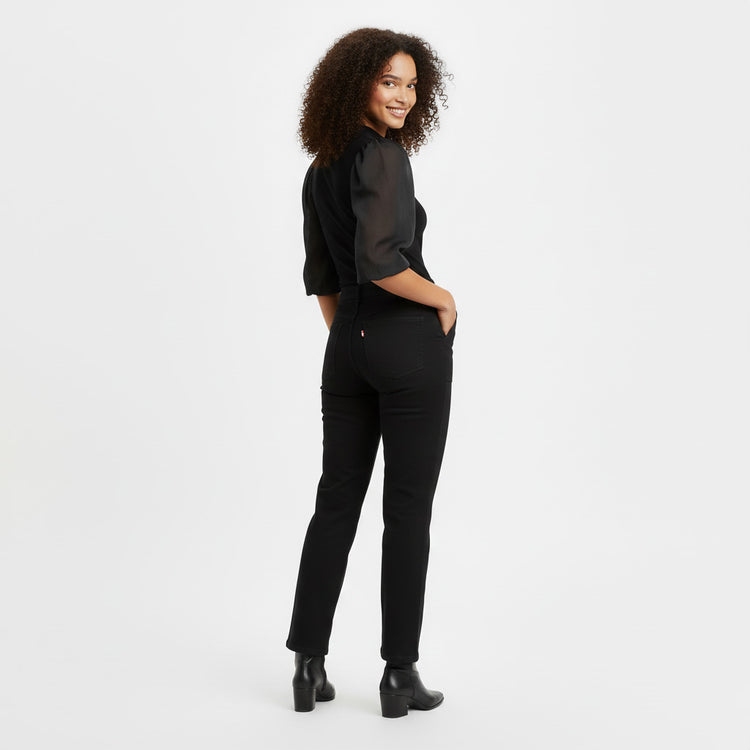 Levi’s Slurpus Straight Jean Mujer Negro