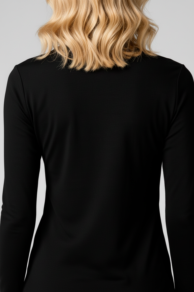 Michael Kors Blusa Manga Larga Mujer Negra