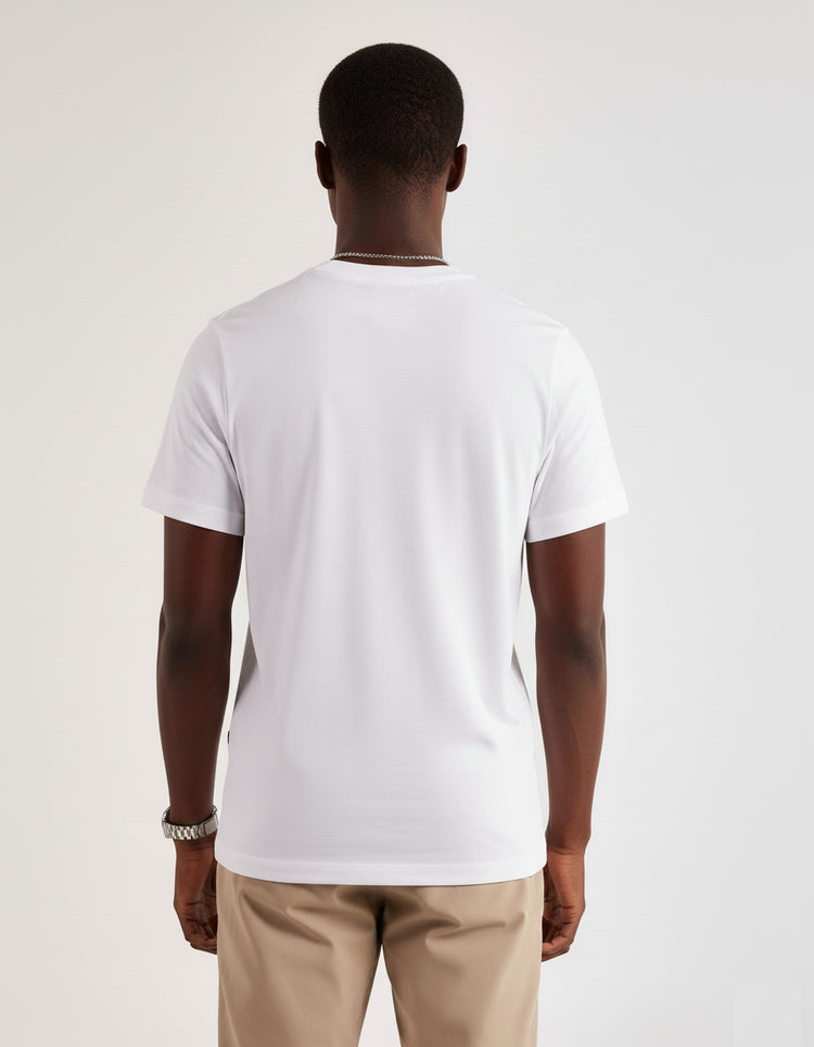 Nike Camiseta Deportiva Hombre Blanco