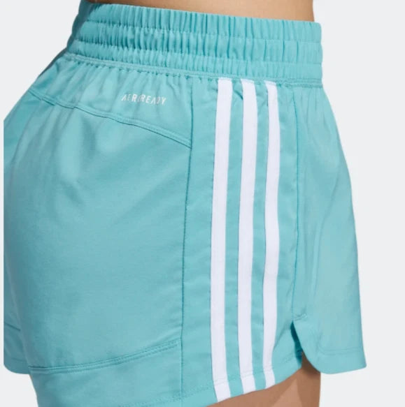 Adidas Mujer Short Gym Deportivo Celeste