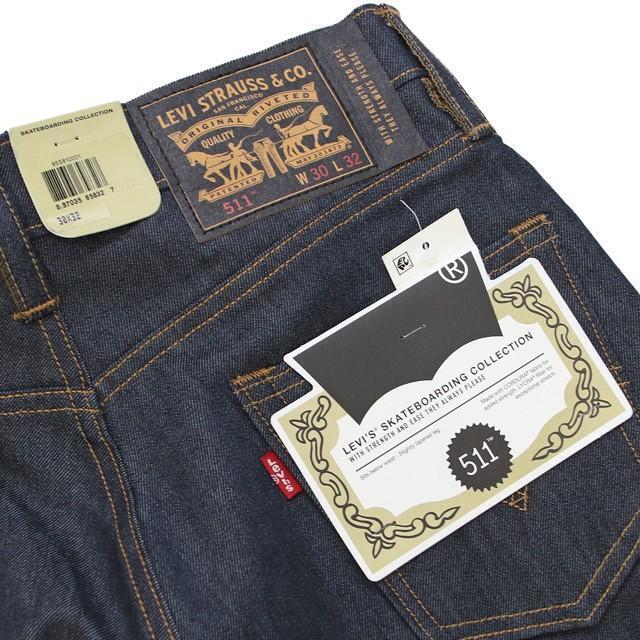 Levi’s 511 Skateboarding SB Slim Fit Men’s Denim Jeans Raw