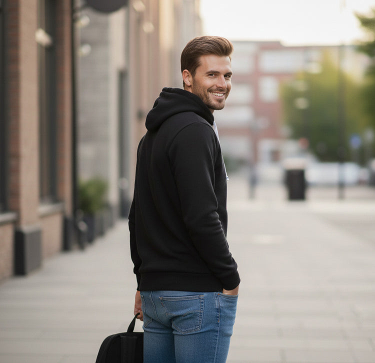 Tommy Hilfiger Suéter con Capucha negro H