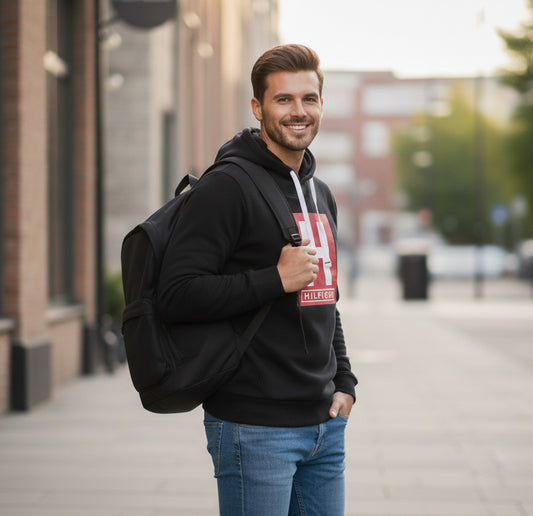 Tommy Hilfiger Suéter con Capucha negro H