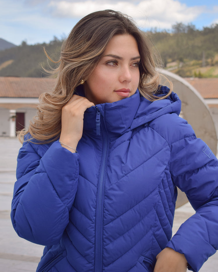 Tommy Hilfiger Chaqueta Puff Mujer Azul