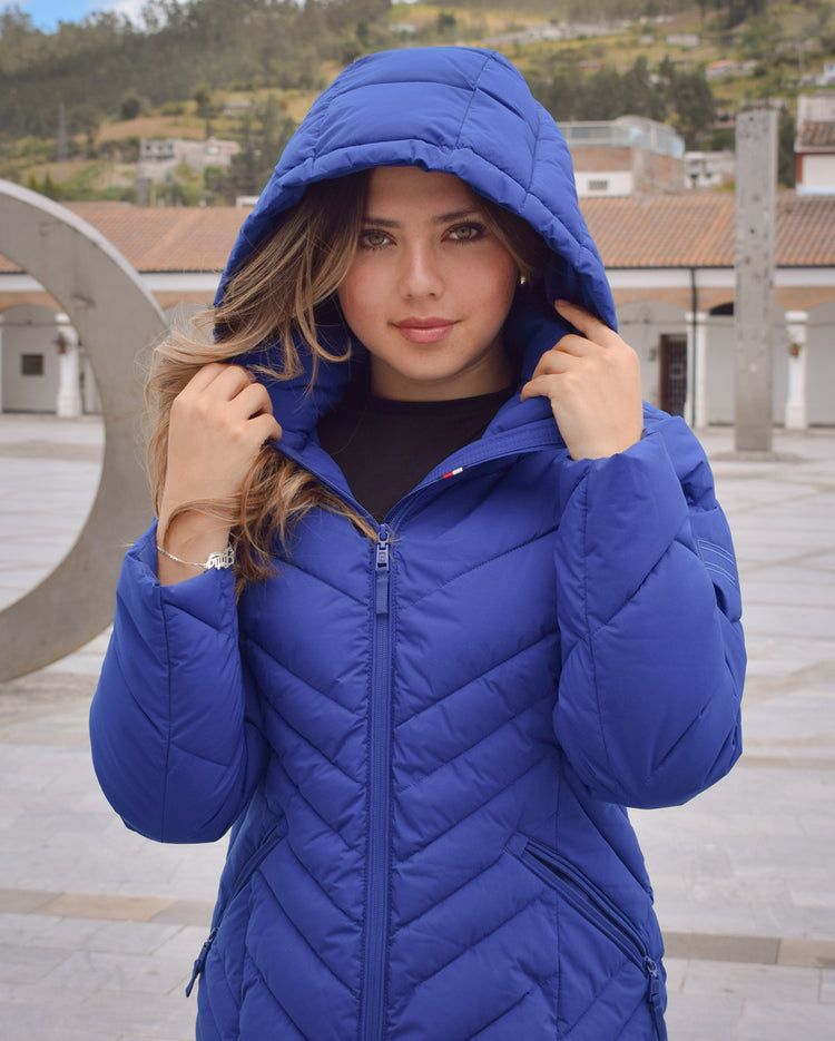 Tommy Hilfiger Chaqueta Puff Mujer Azul