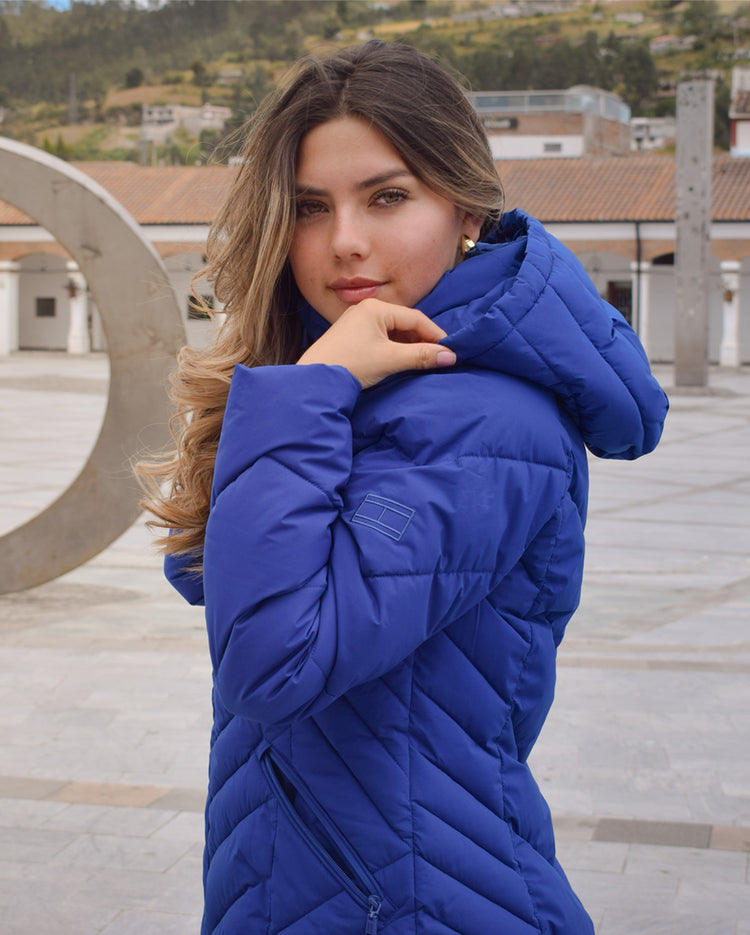 Tommy Hilfiger Chaqueta Puff Mujer Azul