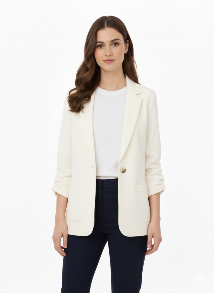 Vince Camuto Blazer Mujer Vainilla