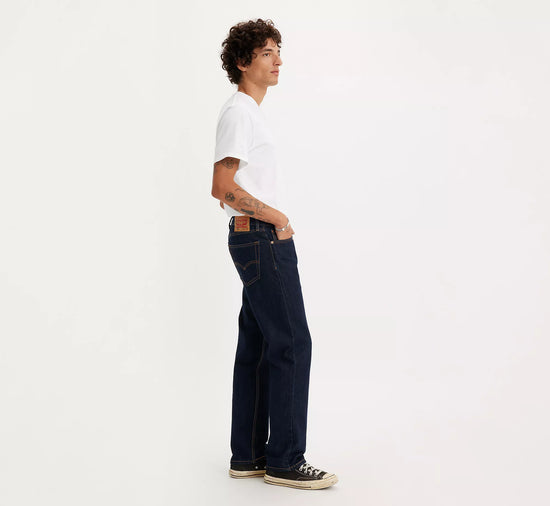 Levi's 505 Regular Fit Jeans Hombre Azul Oscuro lateral