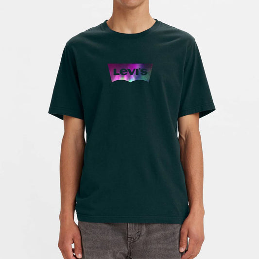 Levi’s Camiseta Hombre Celeste Verde Oscuro
