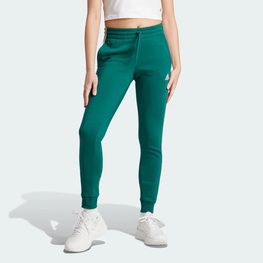 Adidas Calentador Mujer Verde Essentials 3-Stripes Fleece