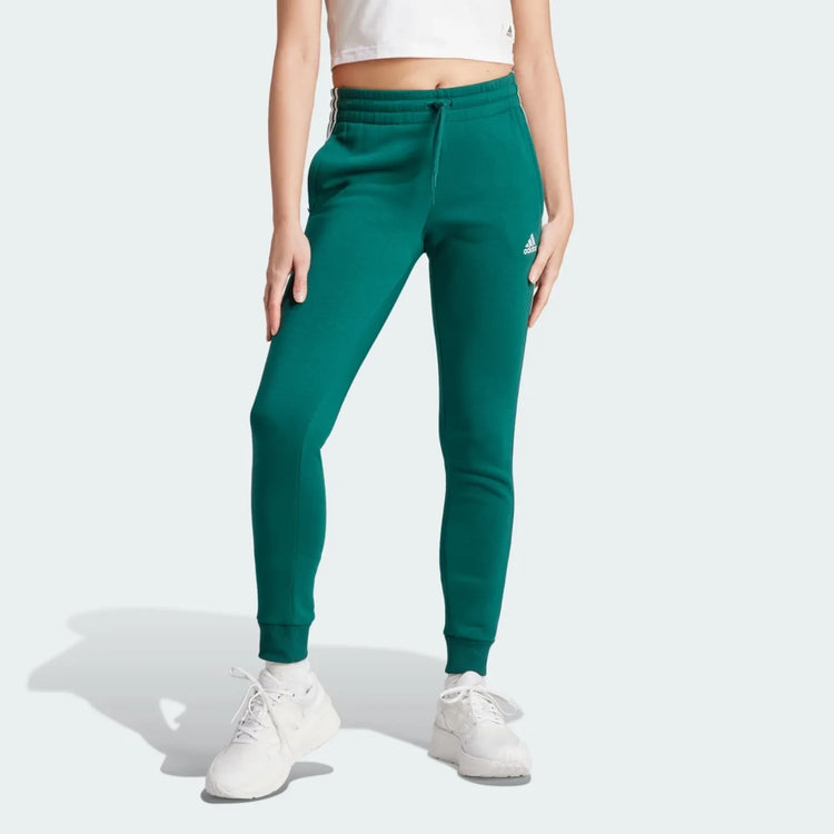 Adidas Calentador Mujer Verde Essentials 3-Stripes Fleece