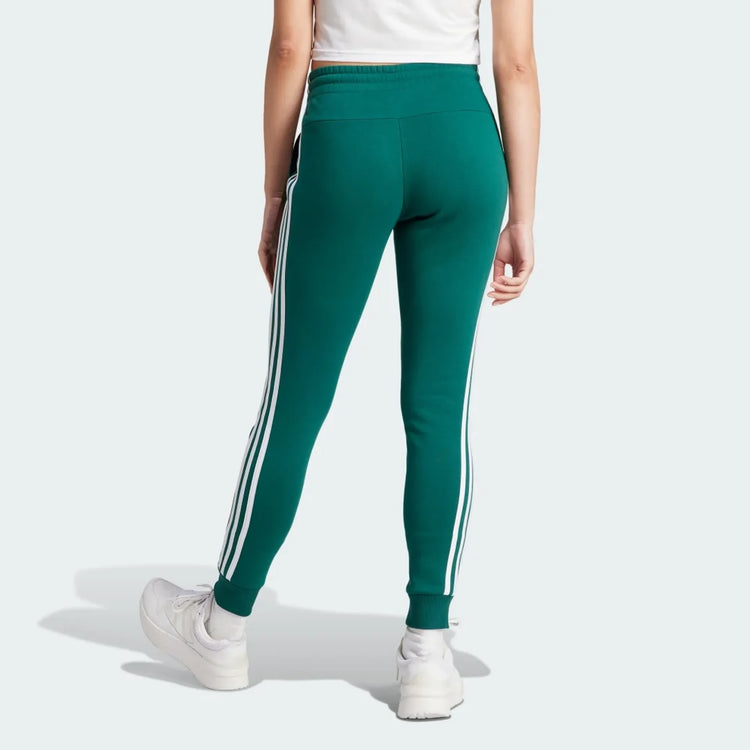 Adidas Calentador Mujer Verde Essentials 3-Stripes Fleece