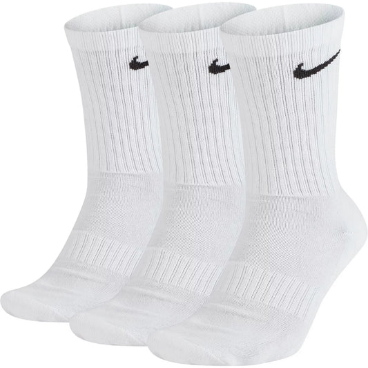 Nike Medias Crew Paquete de 3 pares Blanco