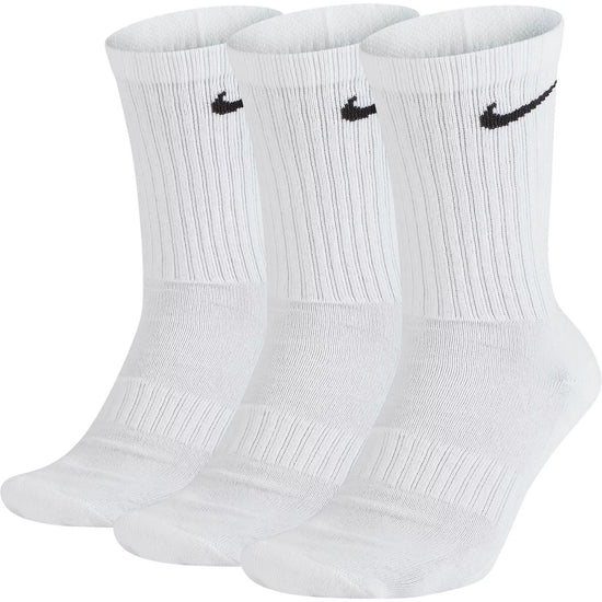 Nike Medias Crew Paquete de 3 pares Blanco