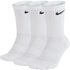 Nike Medias Crew Paquete de 3 pares Blanco