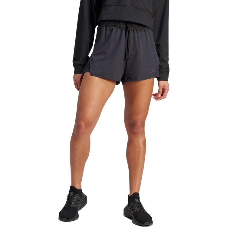 Adidas Mujer Short Deportivo Negro 2 in 1