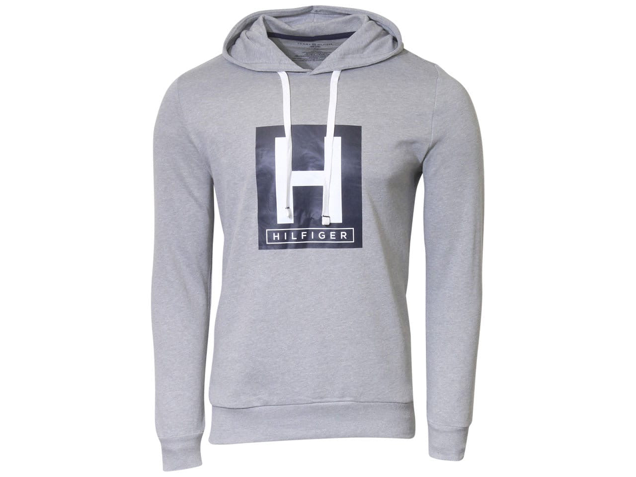 Tommy Hilfiger Suéter con Capucha Gris H Frente