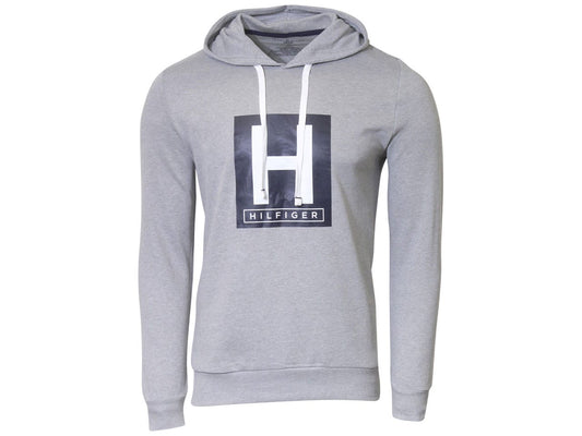 Tommy Hilfiger Suéter con Capucha Gris H Frente