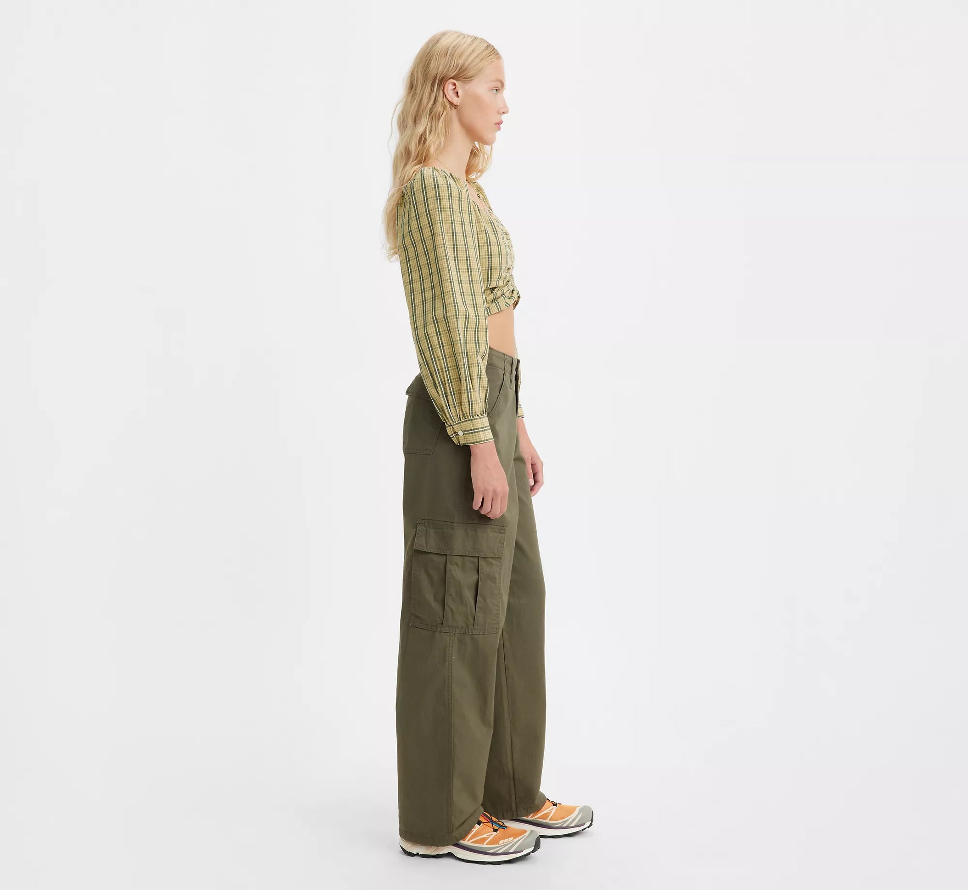 Levi's 94 Baggy Cargos Mujer Verde