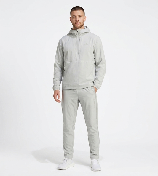 Chaqueta Rompevientos Adidas Trail Running – Gris Plata