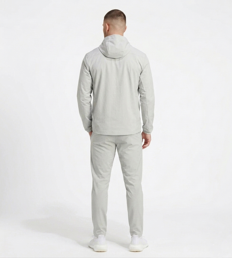 Chaqueta Rompevientos Adidas Trail Running – Gris Plata