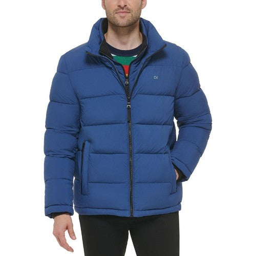Calvin Klein Chaqueta Puff Azul Electrico
