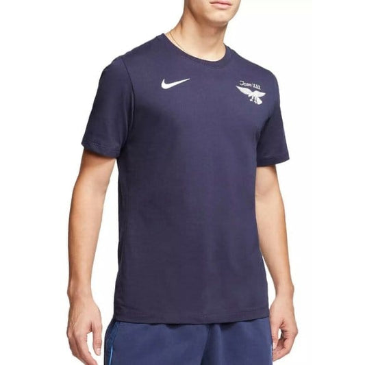 Nike Camiseta Deportiva Hombre Azul Frente