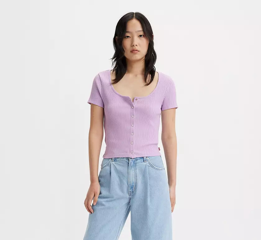 Levi’s Blusa Mujer Morado Frente