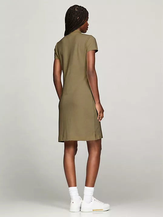 Tommy Hilfiger Vestido Polo Mujer Verde