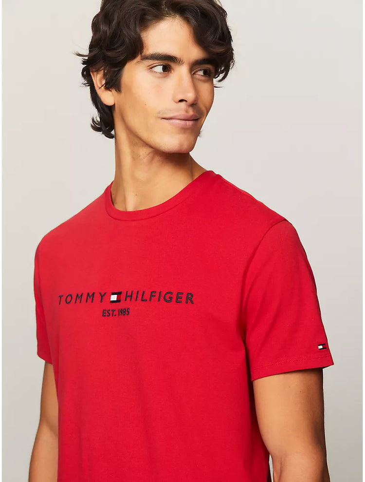 Tommy Hilfiger Camiseta Logo Rojo