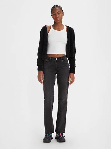 Levi’s Low Pitch Bootcut Jeans Mujer Negro