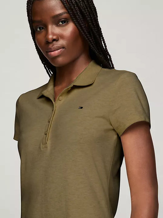 Tommy Hilfiger Vestido Polo Mujer Verde