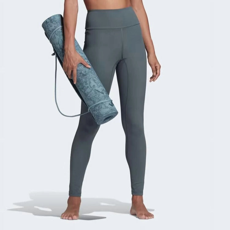 Adidas Licras / Leggins Oxido Azul Yoga Essentials High-Waisted