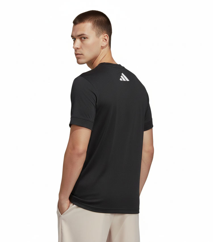 Adidas Camiseta Negro con Logo