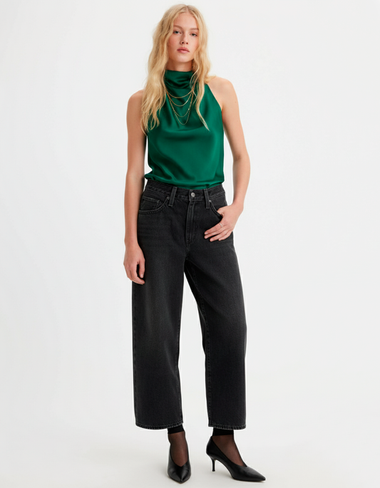 Levi’s Baggy High Water Jean Mujer Negro