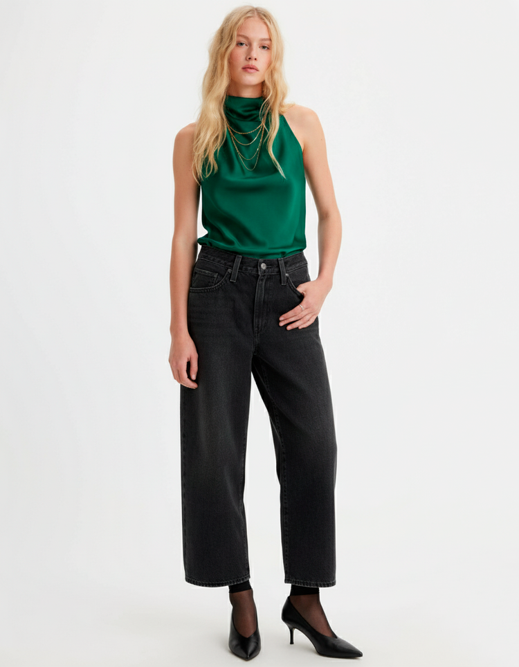 Levi’s Baggy High Water Jean Mujer Negro