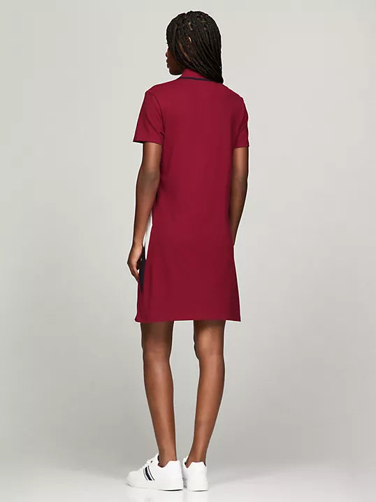 Tommy Hilfiger Vestido Polo Mujer Rojo