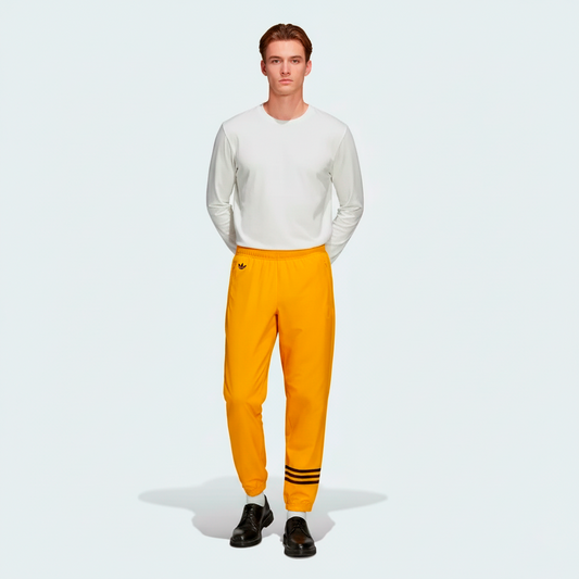 Adidas Calentador Hombre Amarillo