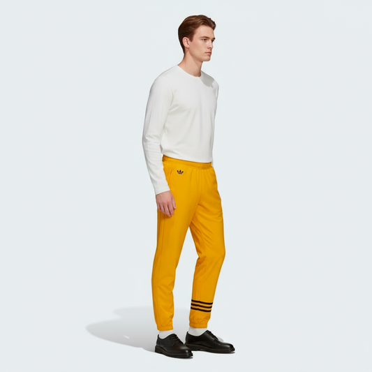 Adidas Calentador Hombre Amarillo