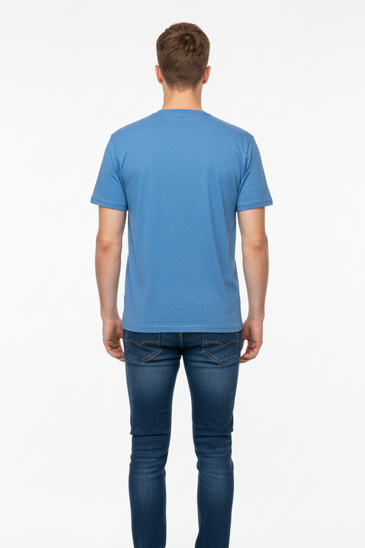 Champion Camiseta Hombre Celeste